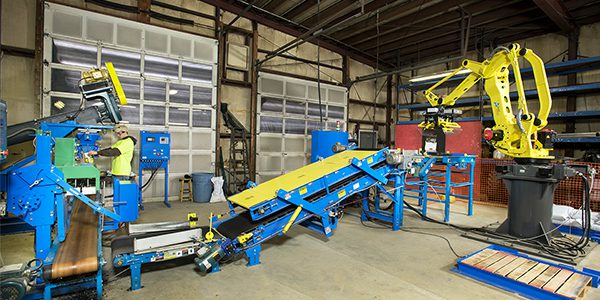 AUTOMATION FOR BAGGING AND PACKAGING COLD PATCH ASPHALT