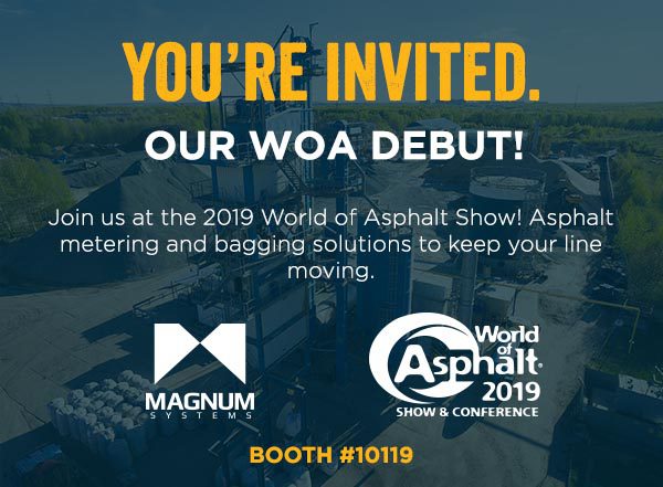 WORLD OF ASPHALT 2019 – MAGNUM SYSTEMS DEBUT!